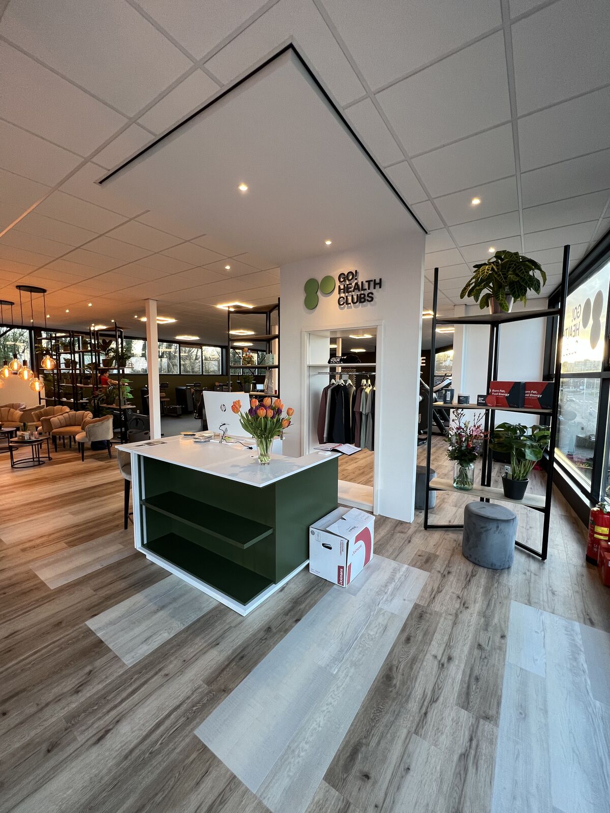 Opgeleverde gym Capelle — trainingszone