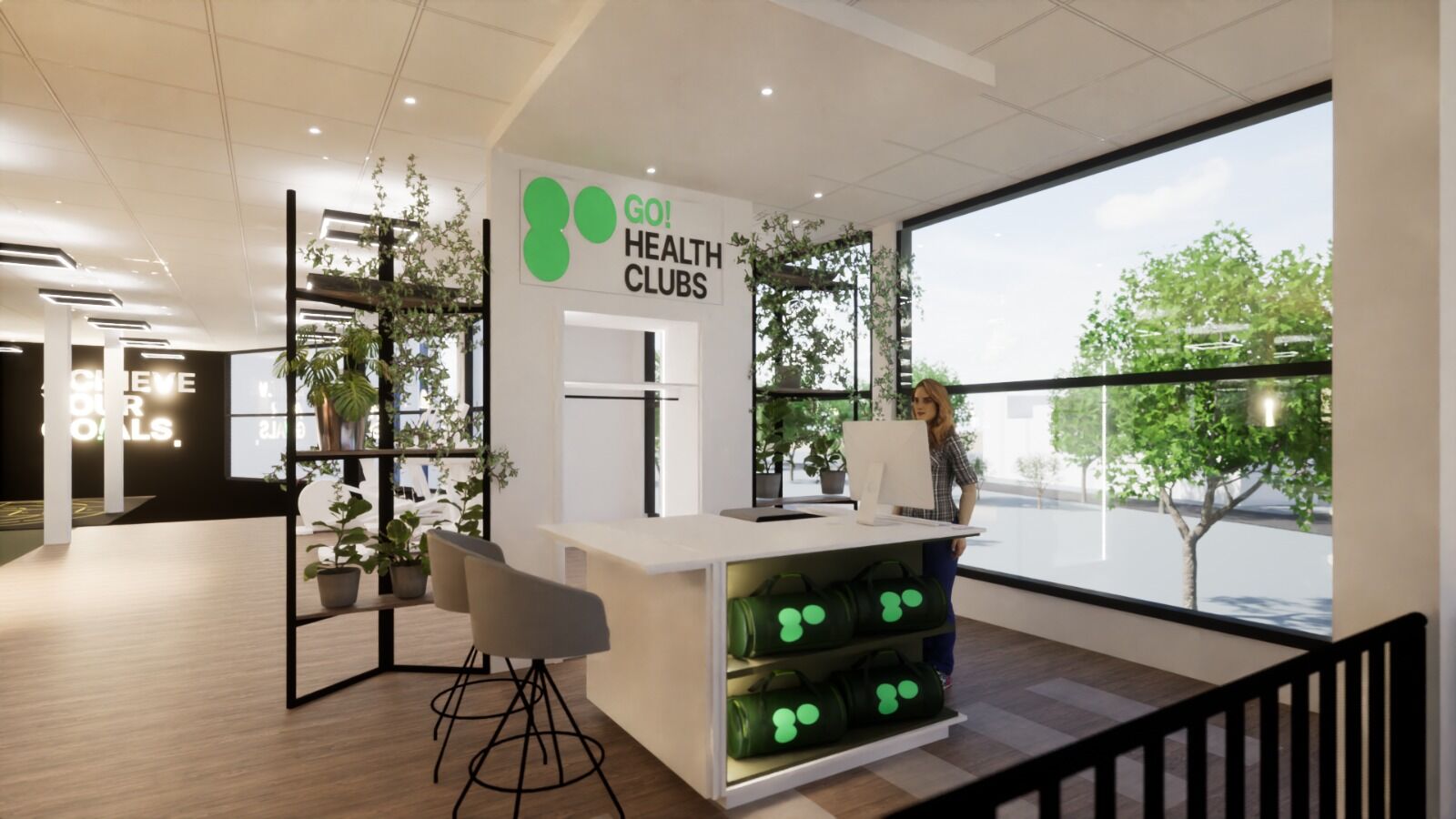 Gym & Health Club Capelle aan den IJssel — receptie render
